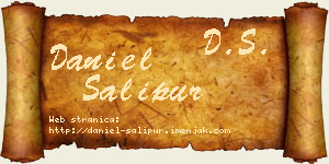 Daniel Šalipur vizit kartica
